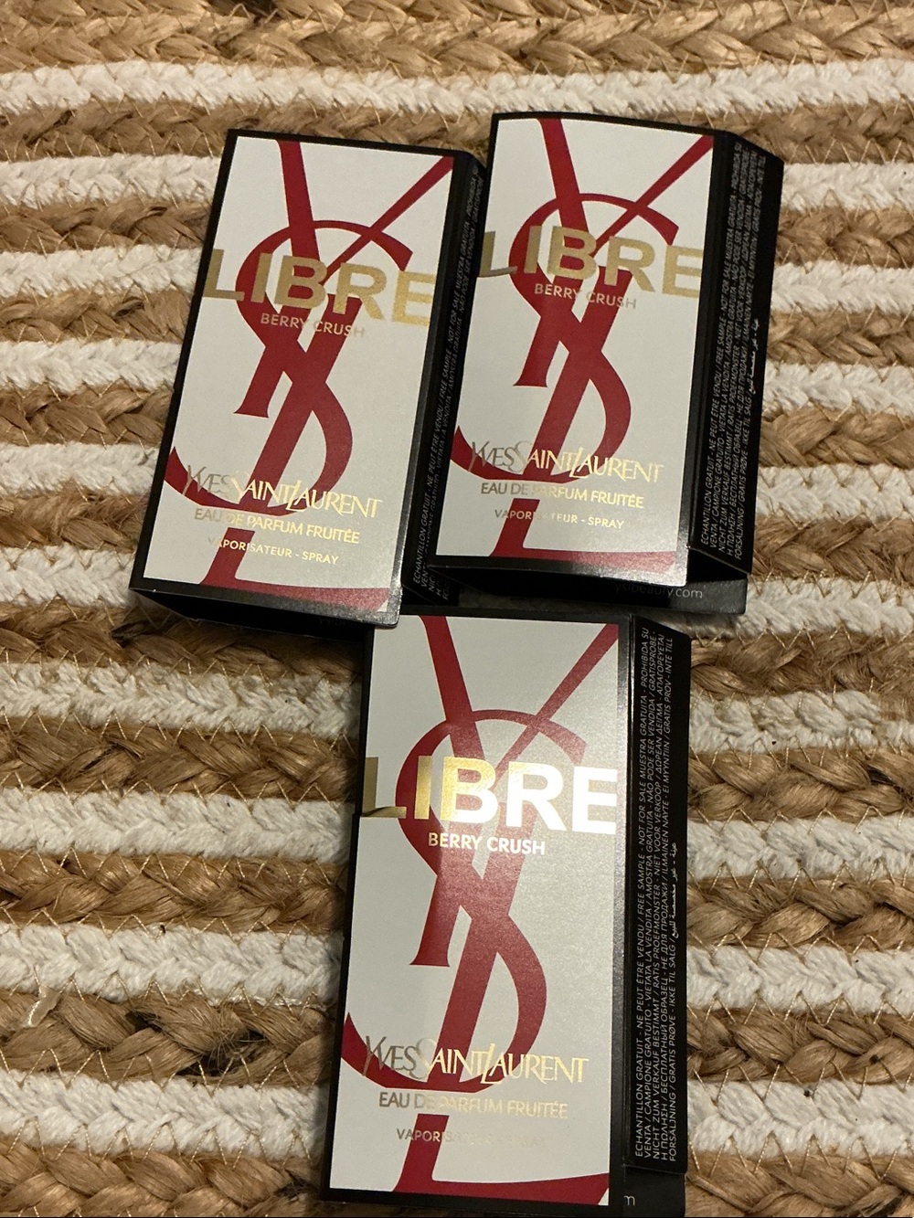 Ysl (Libre Berry Crush)set of 3